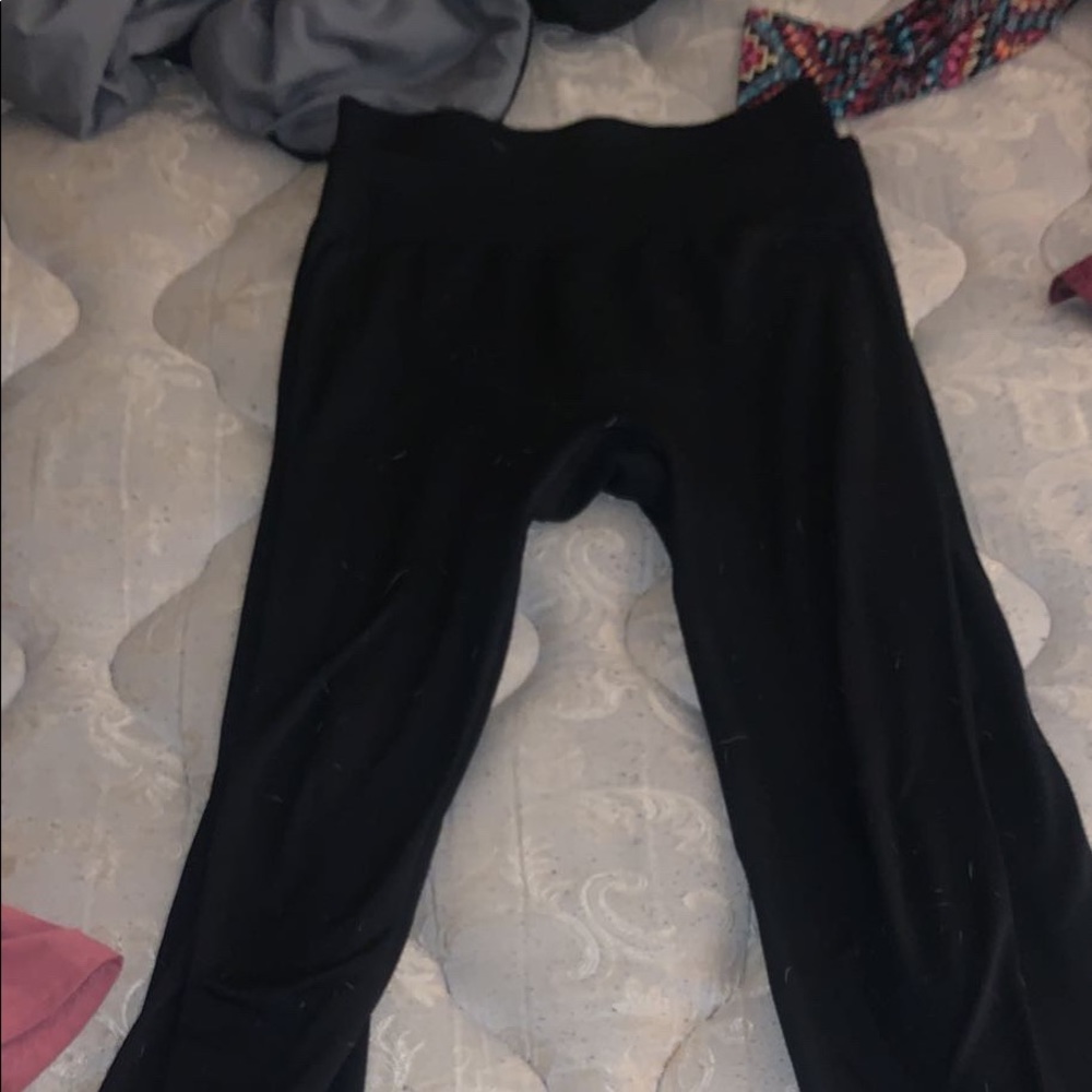 To big. There is 2 pairs of leggings